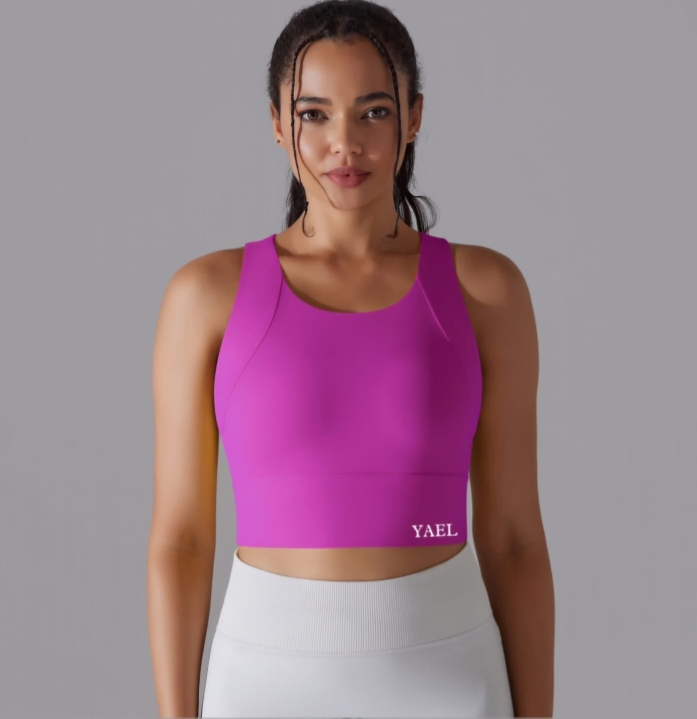 Shock Proof Built-in Pads Gym Crop Top
